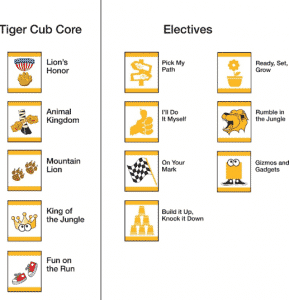 Cub Scout Advancement Chart